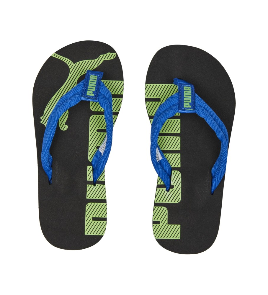 Sandálias Puma Epic Flip v2 PS, Azul, Preta