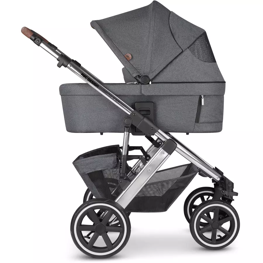 ABC DESIGN Kombikinderwagen Salsa 4 Air Asphalt Kollektion 2024