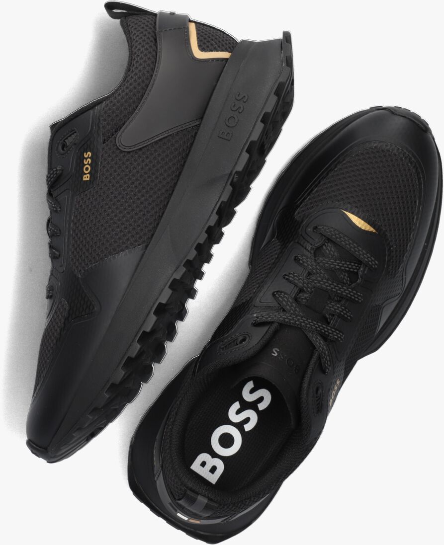 BOSS zwarte boss lage sneakers jonah runn