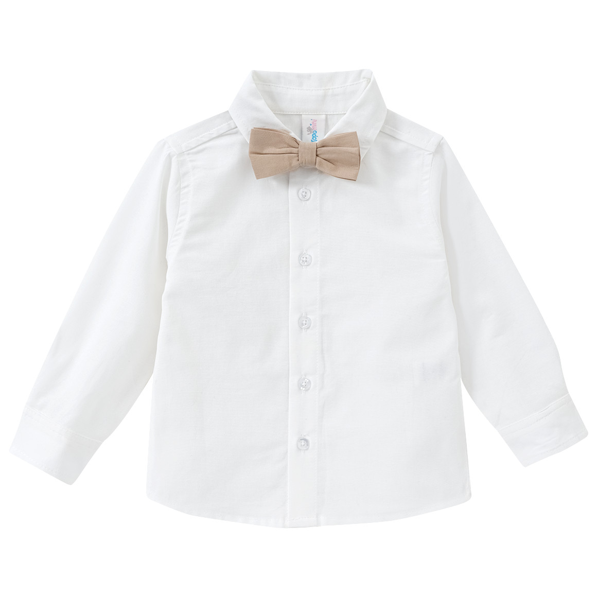Topomini Baby Hemd und Chinohose im Set beige / weiss
