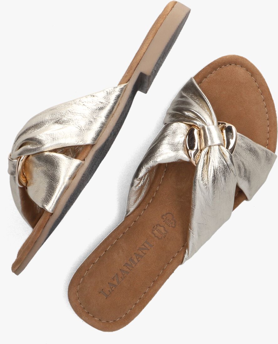LAZAMANI gouden lazamani slippers 33.530