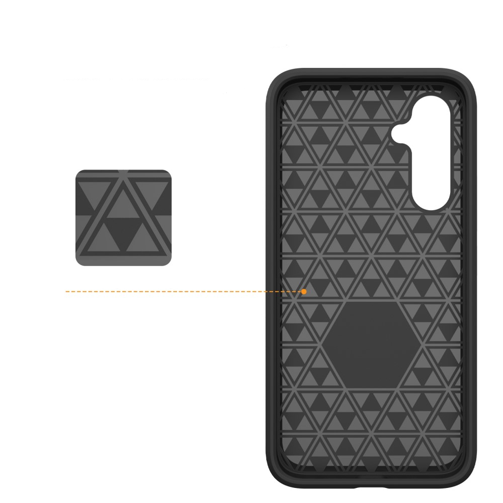 Samsung Galaxy A54 5G Hybrid Hardcase Hülle Grip Design - Roségold