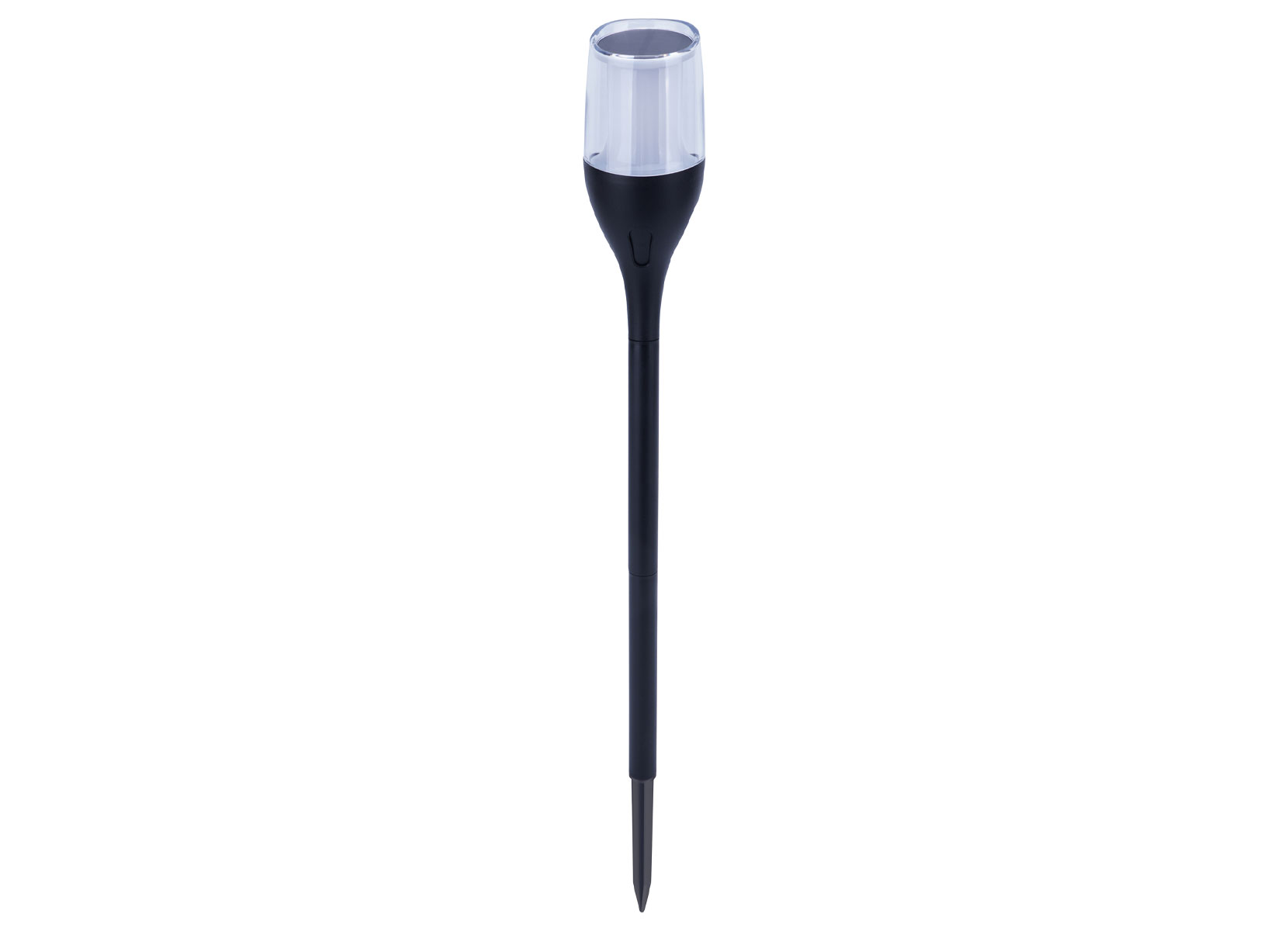 Solar-Gartenfackel 7,5x64cm Warmweiß