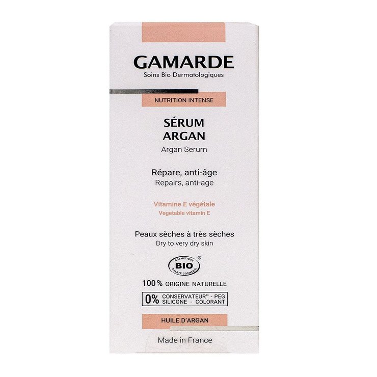 Nutrition intense sérum argan bio peaux sèches 30ml