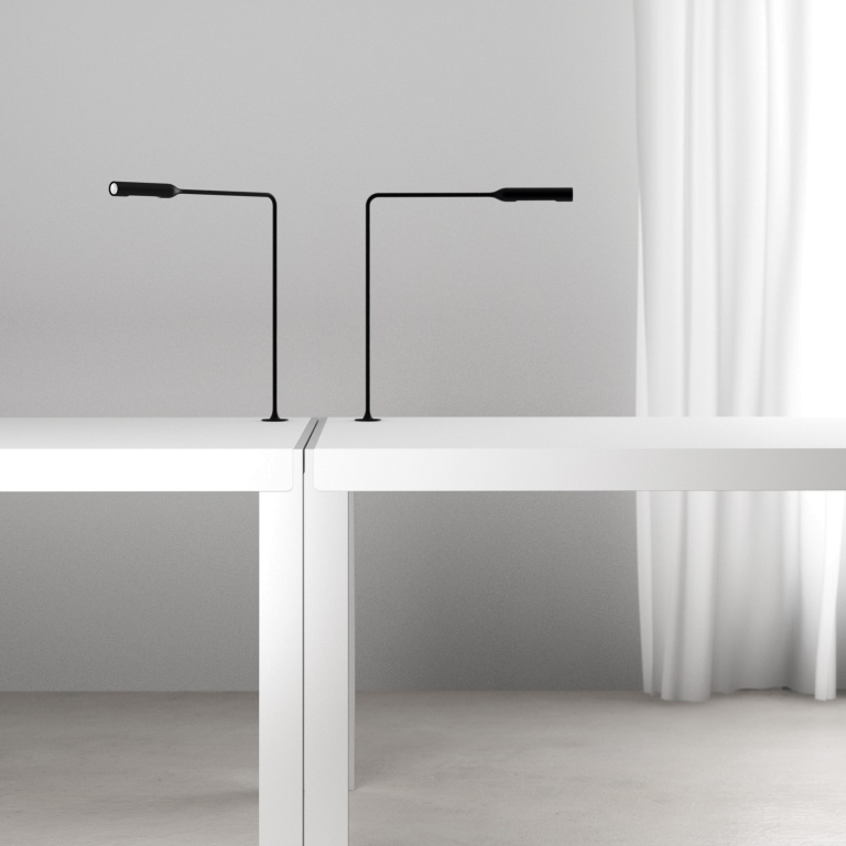 Lumina Flo grommet F20 bureaulamp LED 2700K rood