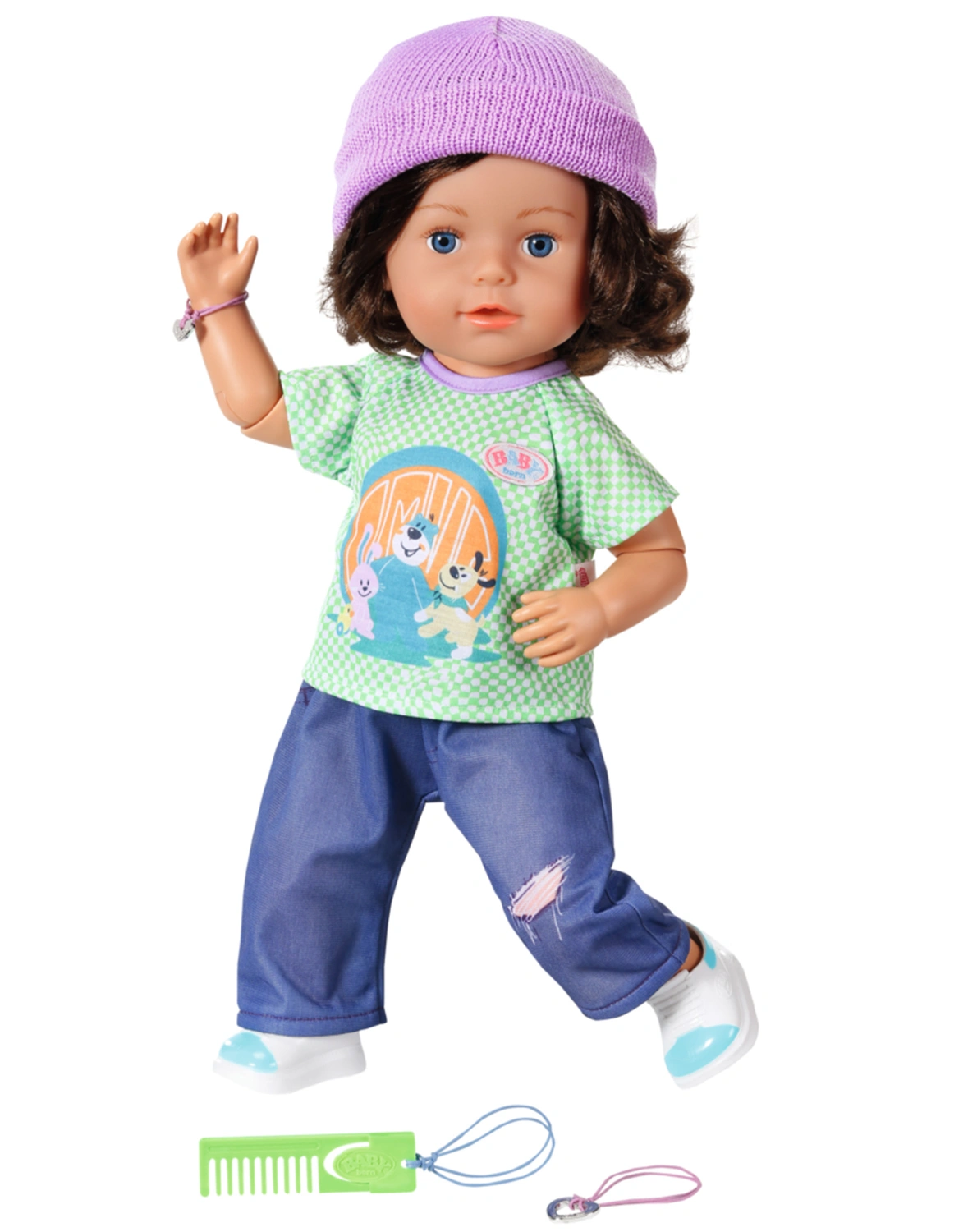 BABY born® Puppe BROTHER PLAY & STYLE (43cm)