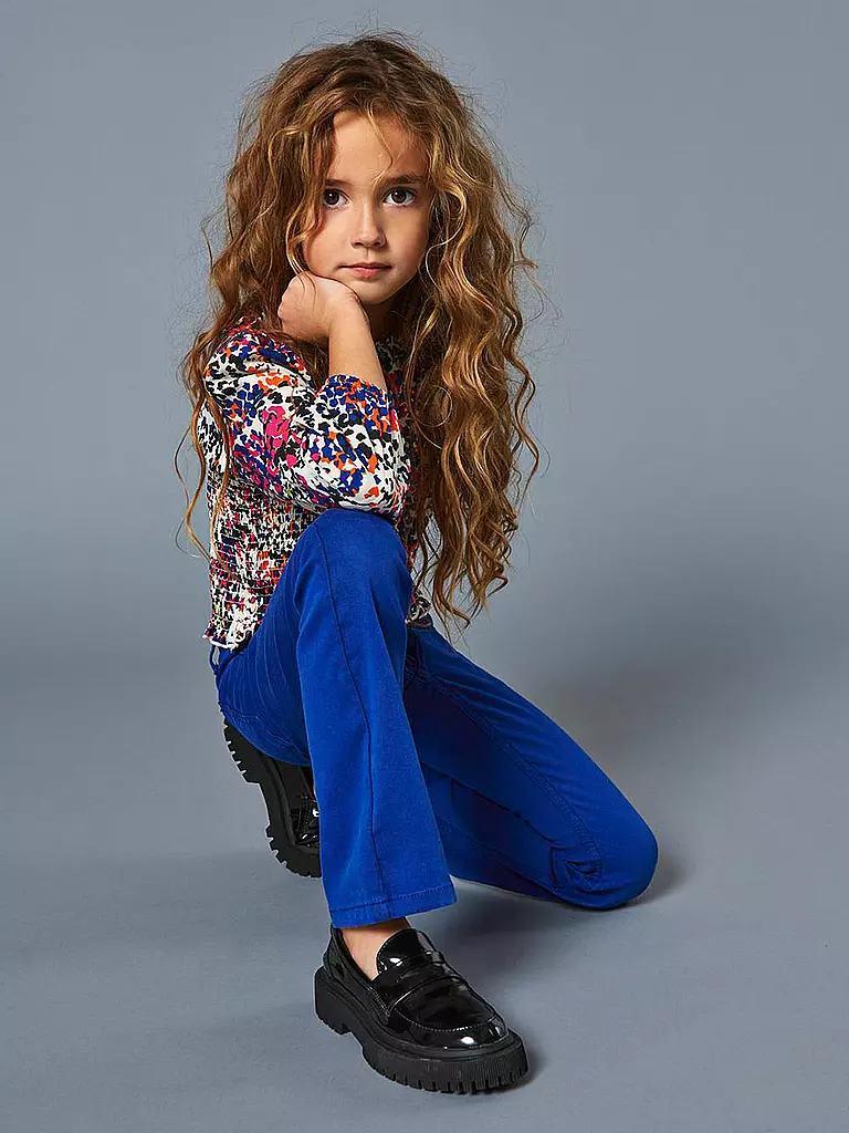 ONLY Mädchen Hose Flared KOGANNE blau