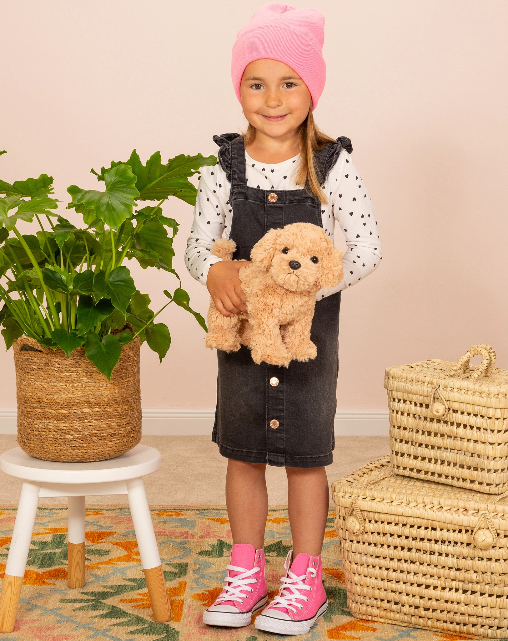 Kuscheltier COCKAPOO (23 cm) stehend in hellbraun