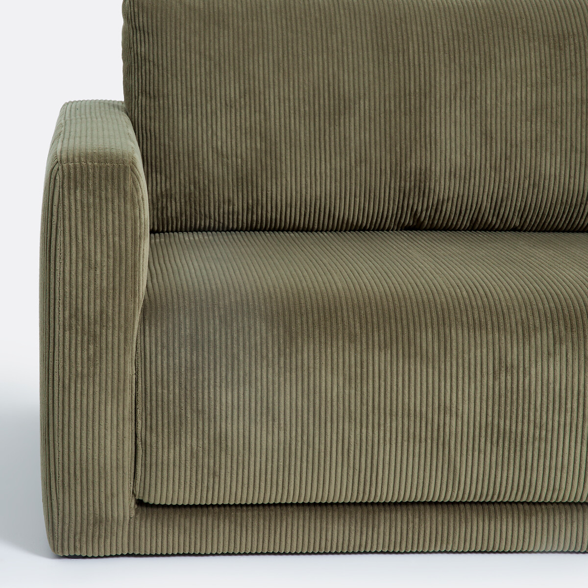 LA REDOUTE INTERIEURS<br>Sofá cama 2 lugares ribfluweel Hani