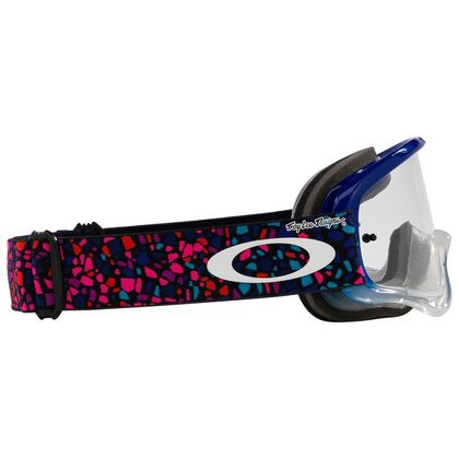 Masque cross Oakley O Frame MX TLD TESSELL écran CLEAR 2024 - Bleu