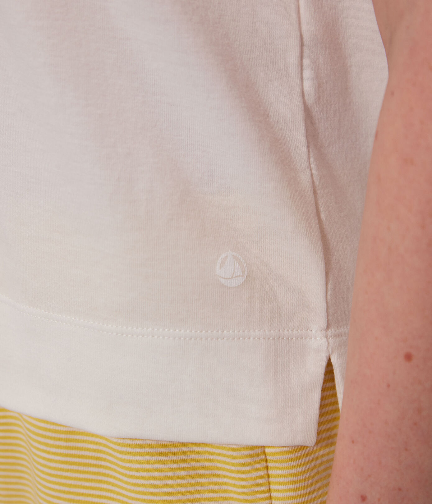 Pyjacourt Petit Bateau X Snoopy femme en coton