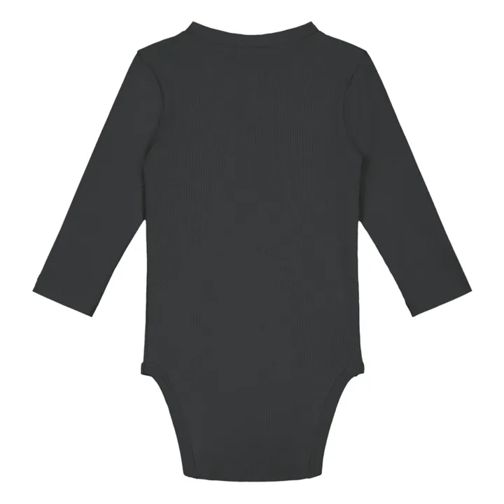 Gray Label Body Henley Coton Bio - Capsule Homewear  | Noir