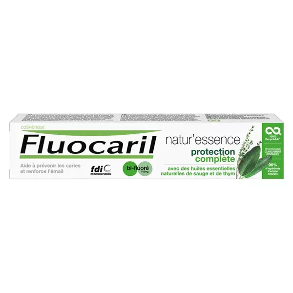 Pasta de dentes Fluocaril Natur'Essence Proteção Completa 75ml