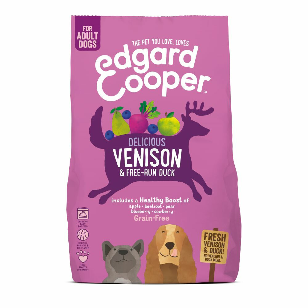 Edgard & Cooper Hondenvoer Hert - Scharreleend700 gr