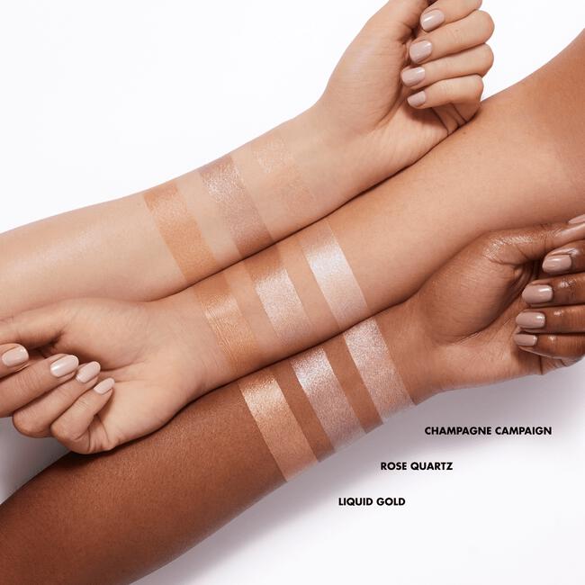 e.l.f. Halo Glow Highlight Beauty Wand Champagne Campaign