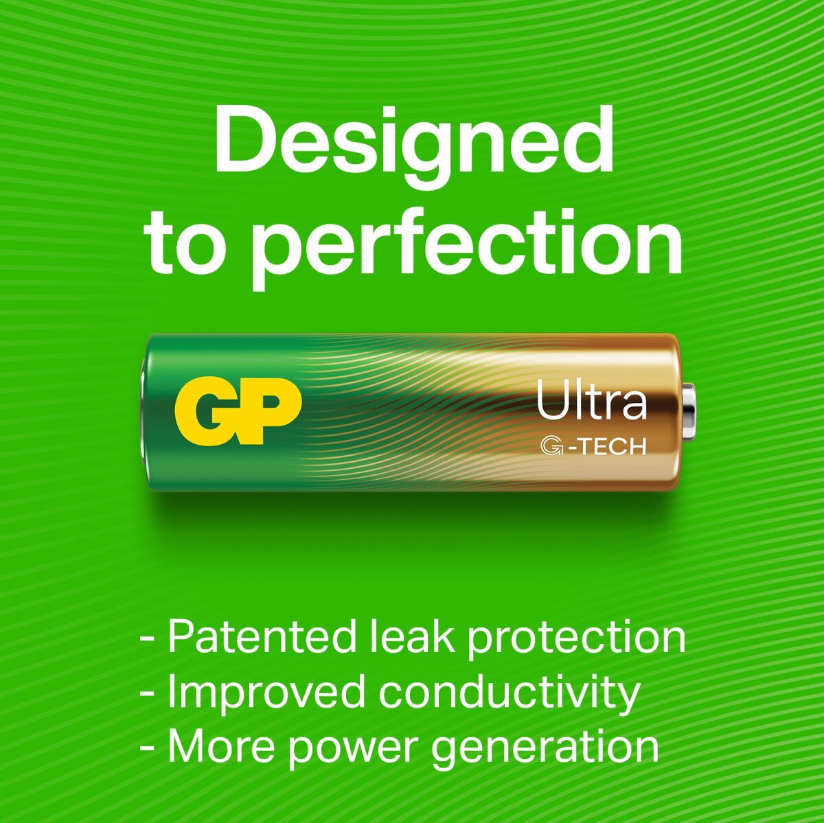 Gp - Ultra Alkaline Aaa 24Au Lr03 Batterier - 1,5V - 4 Stk