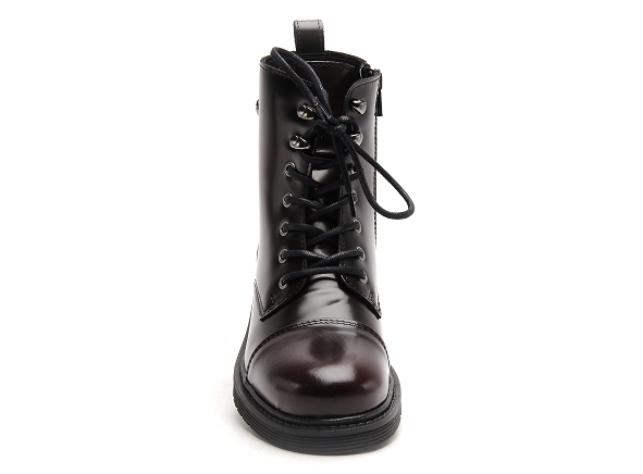 Margarita mariotti boots bottine plates femme doctor polido bordeaux