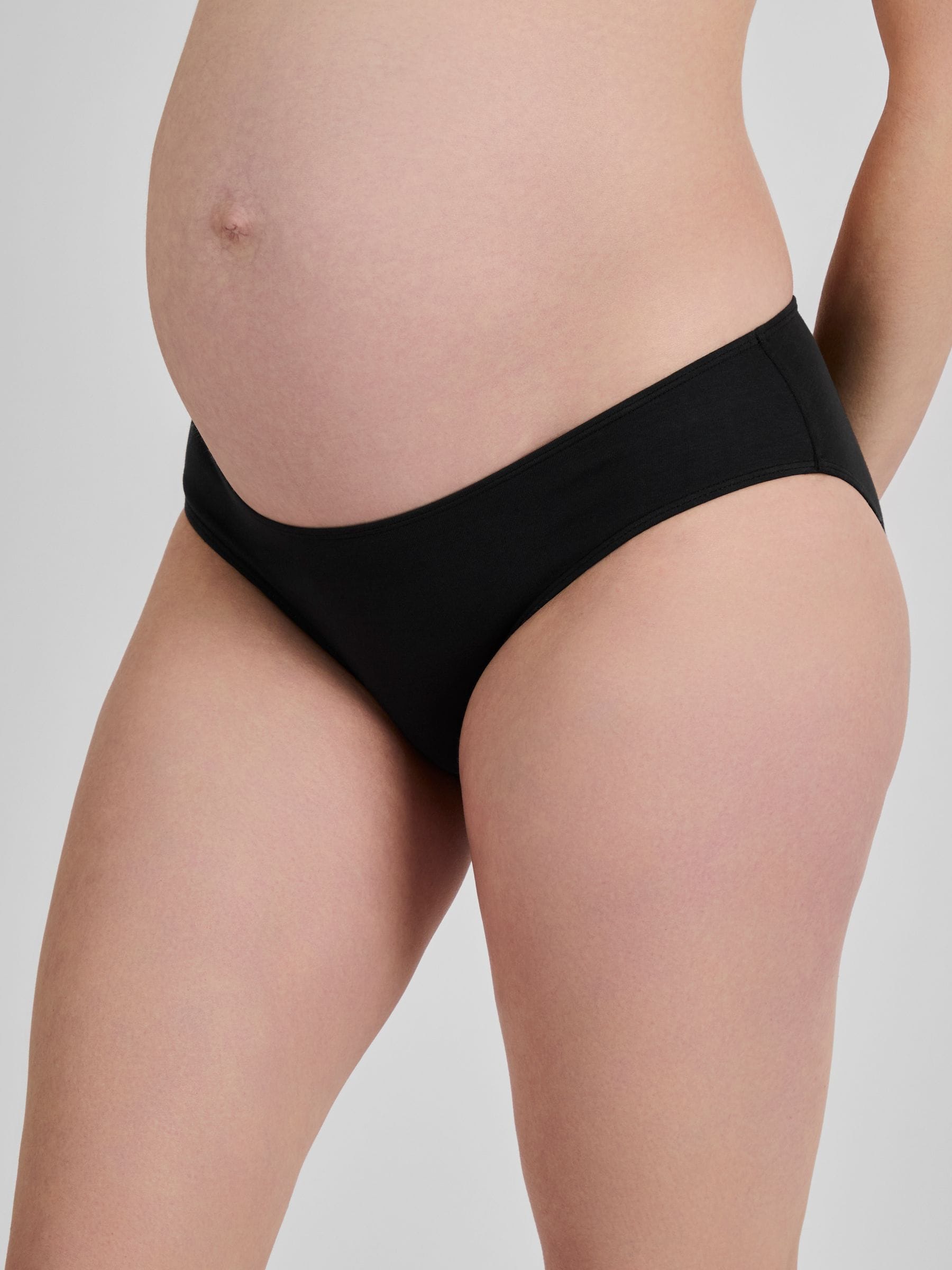Zwart - JoJo Maman Bébé verpakking van 3zwangerschapsslipjes