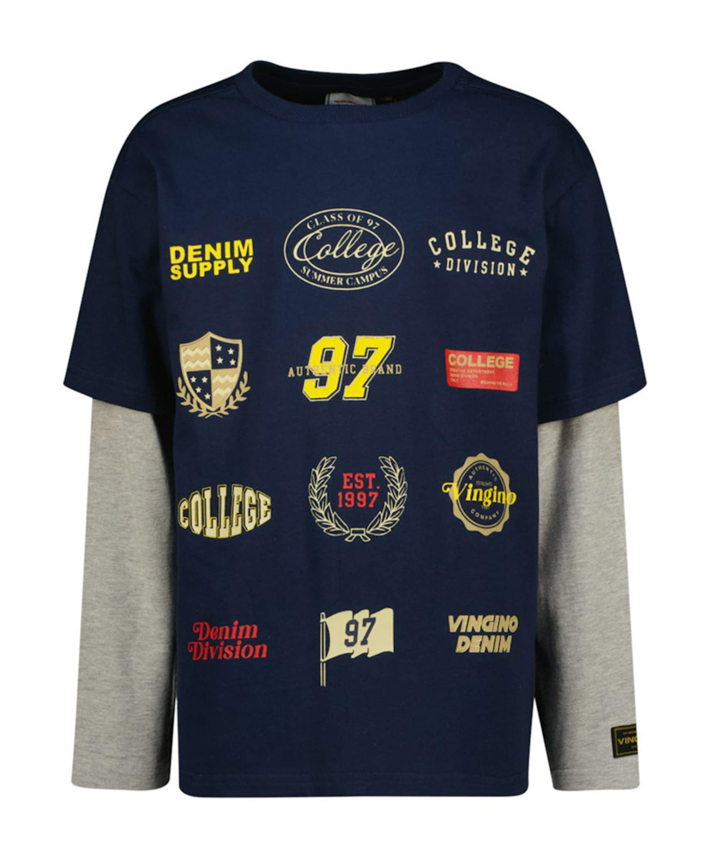 Vingino Jongens longsleeve blauw