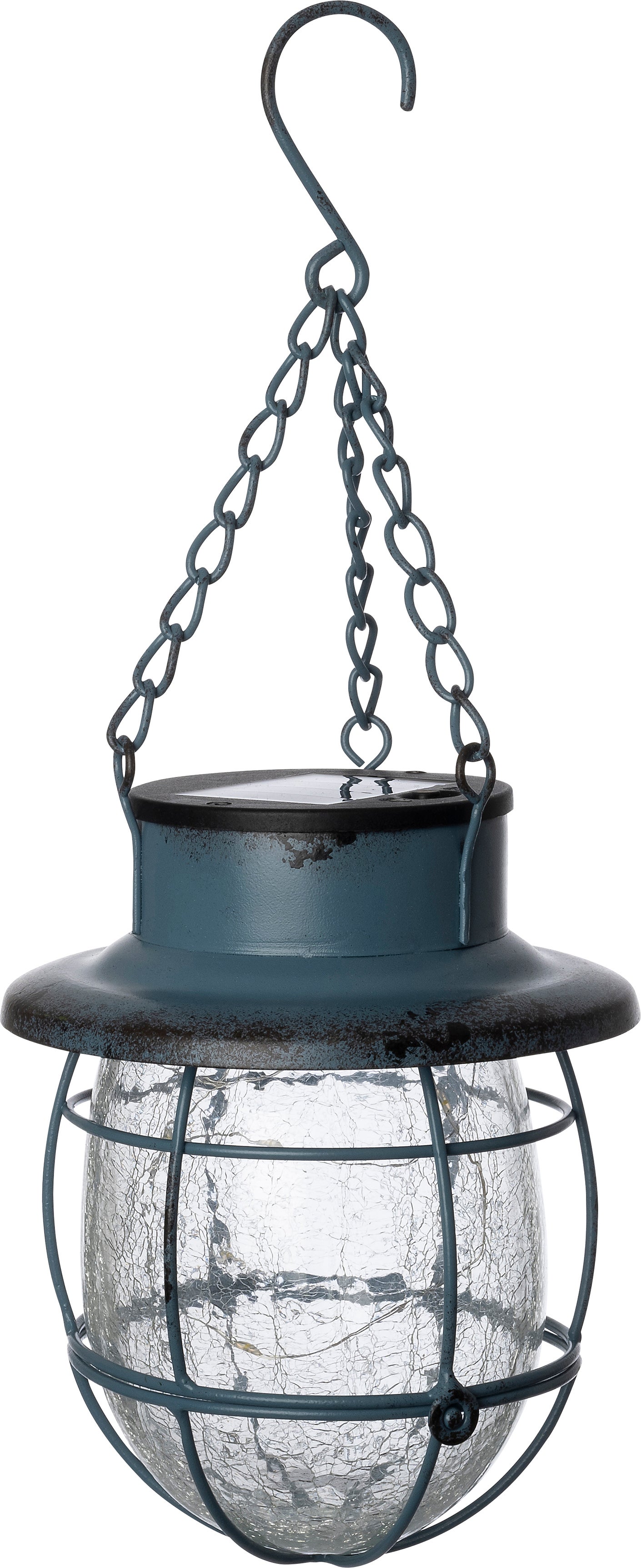 Intratuin solar lantaarn Metz blauw D 15 H 18,5 cm