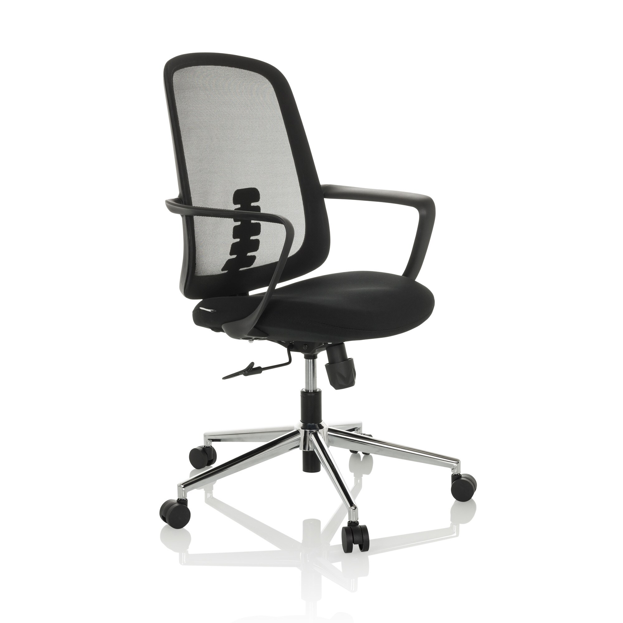 Home Office Bürostuhl SEDIOLO B Stoff/Netzstoff mit Armlehnen hjh OFFICE