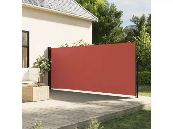 Auvent latéral rétractable terre cuite 160x600 cm