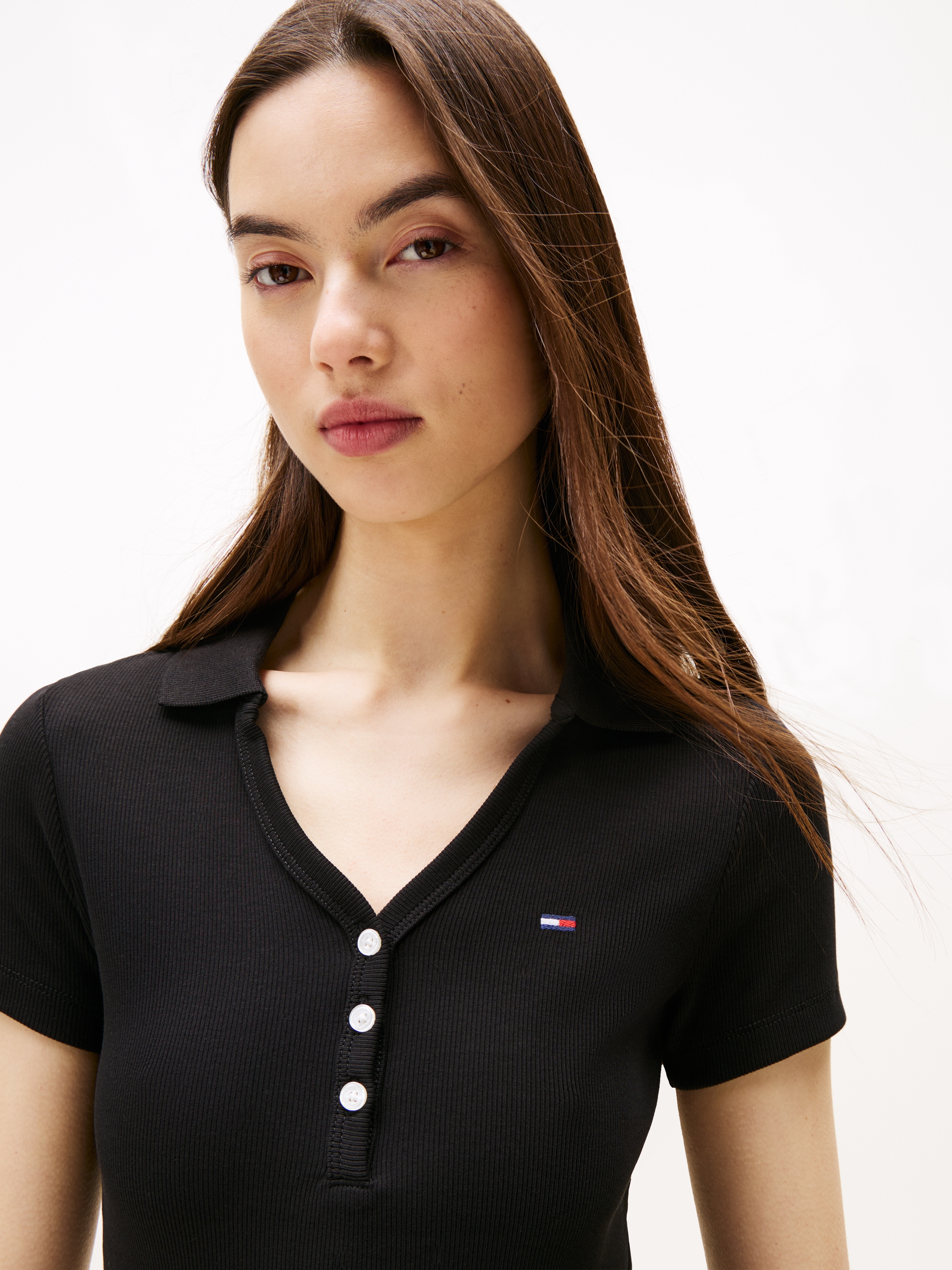Tommy Jeans Polokleid »TJW F&F RIB POLO DRESS EXT«
