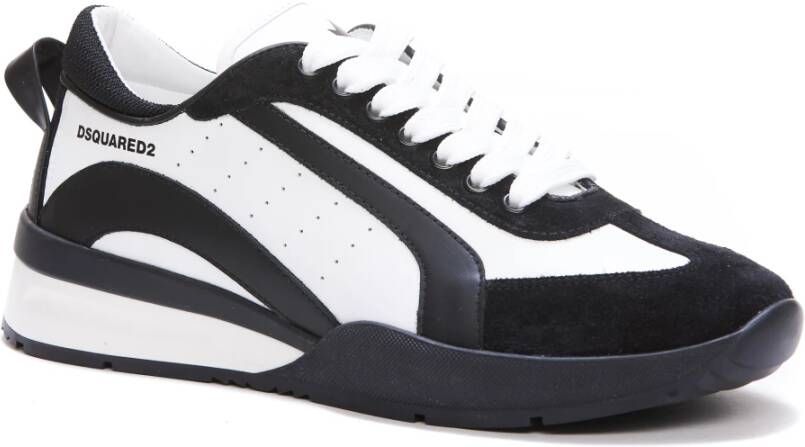 Dsquared2 Leather.4 Sneakers: Upgrade je sneaker game Meerkleurig