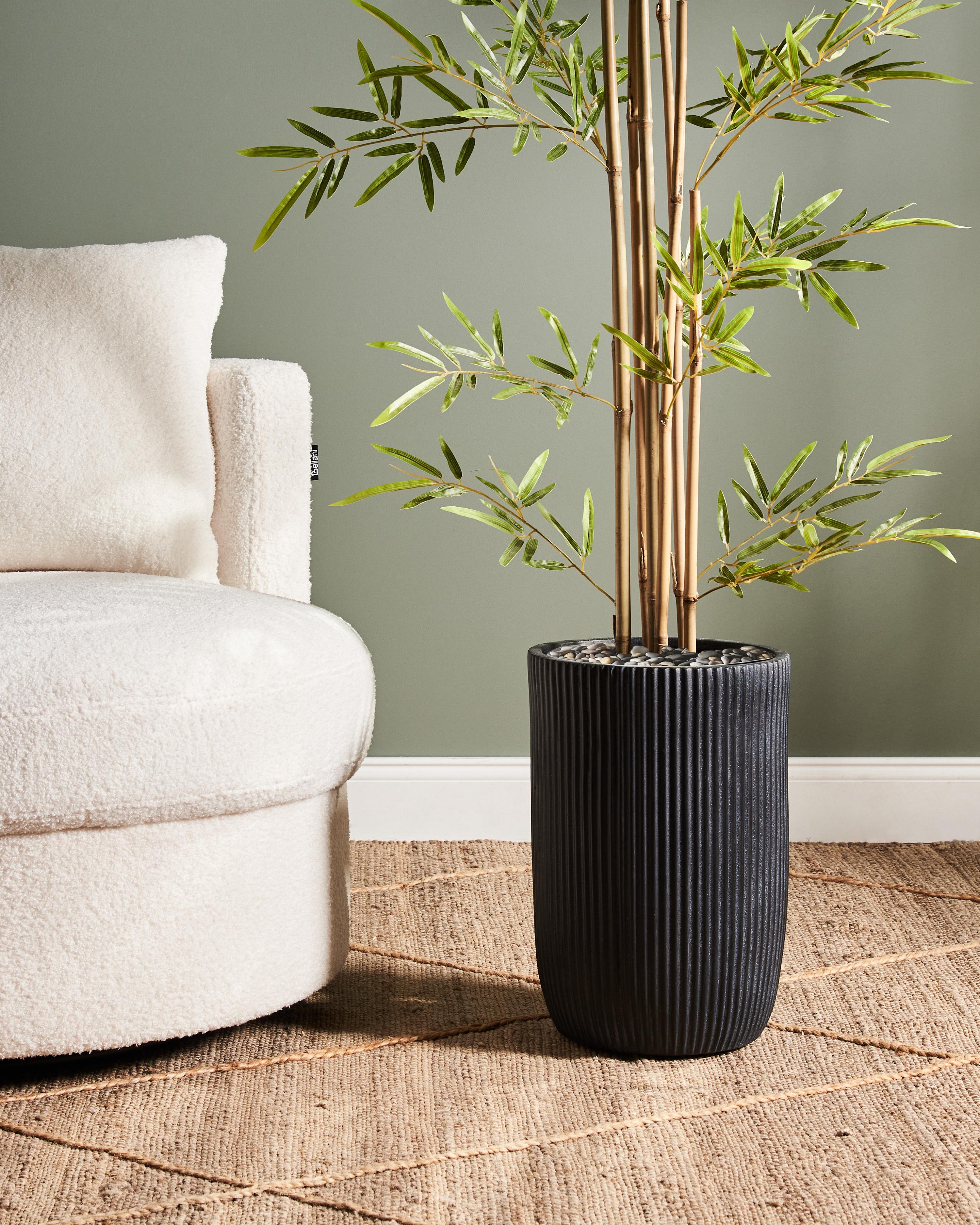 Bloempot EANTIO 25 cm Zwart