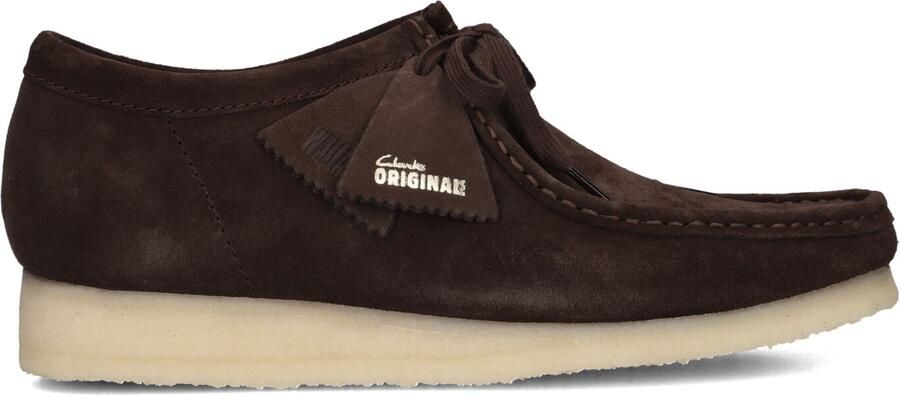 Clarks Donkerbruine Suède Heren Mocassin Schoen Brown Heren