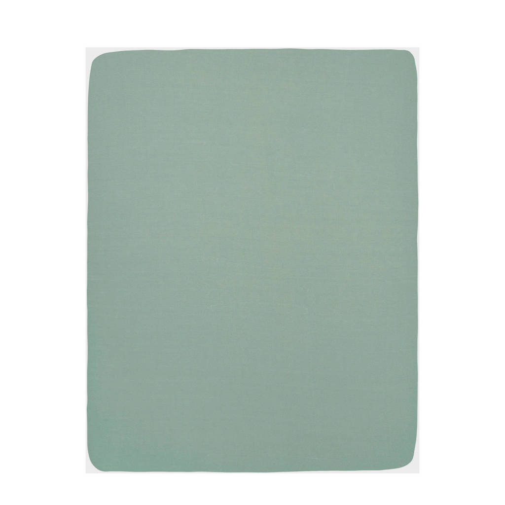hoeslaken boxmatras 75x95 cm groen