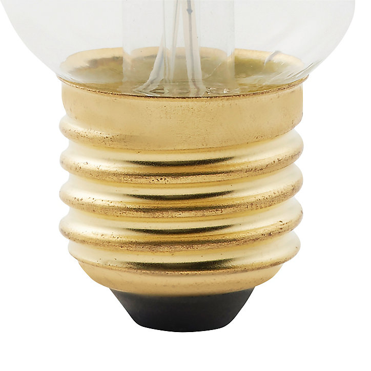 Ampoule LED globe E27 250lm 5W = 25W Ø9.5cm Diall blanc chaud