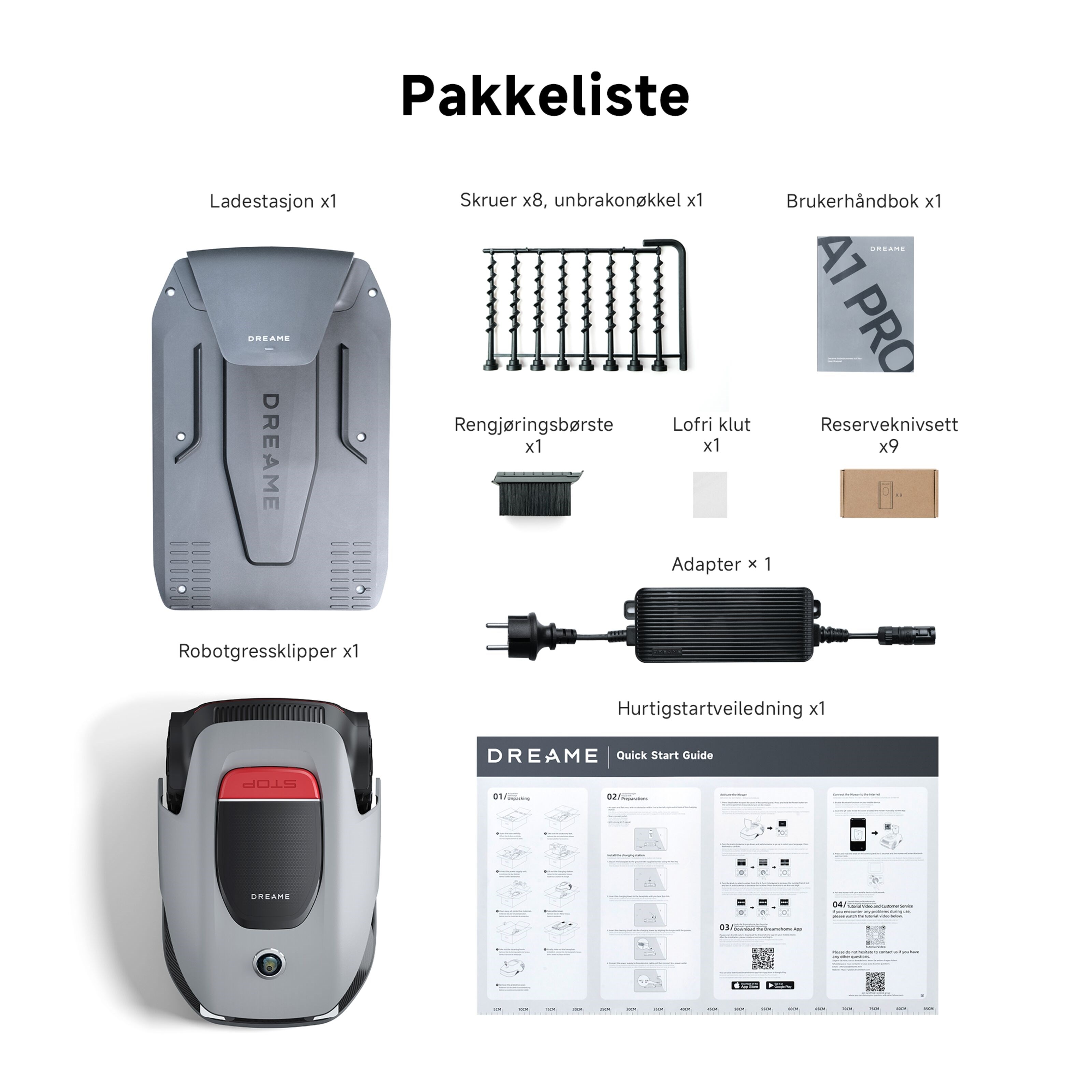 Dreame A1 Pro Robotgressklipper