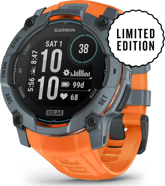 Garmin Instinct 3 Solar Twilight Bezel W/Solstice Band