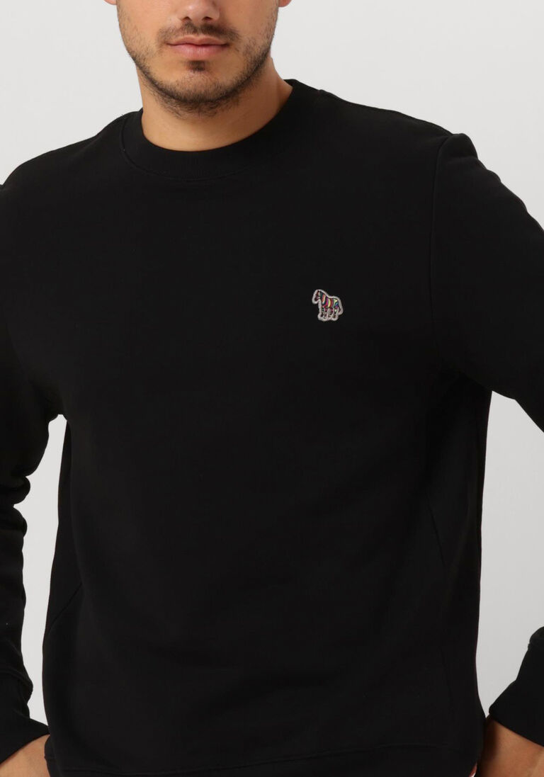 PS PAUL SMITH zwarte ps paul smith sweater mens reg fit sweatshirt zebra