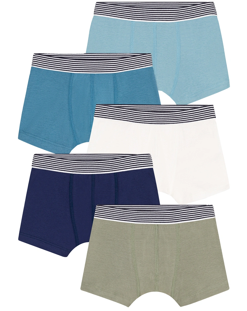 Boxershorts UNI COTTON 5er-Pack in blau