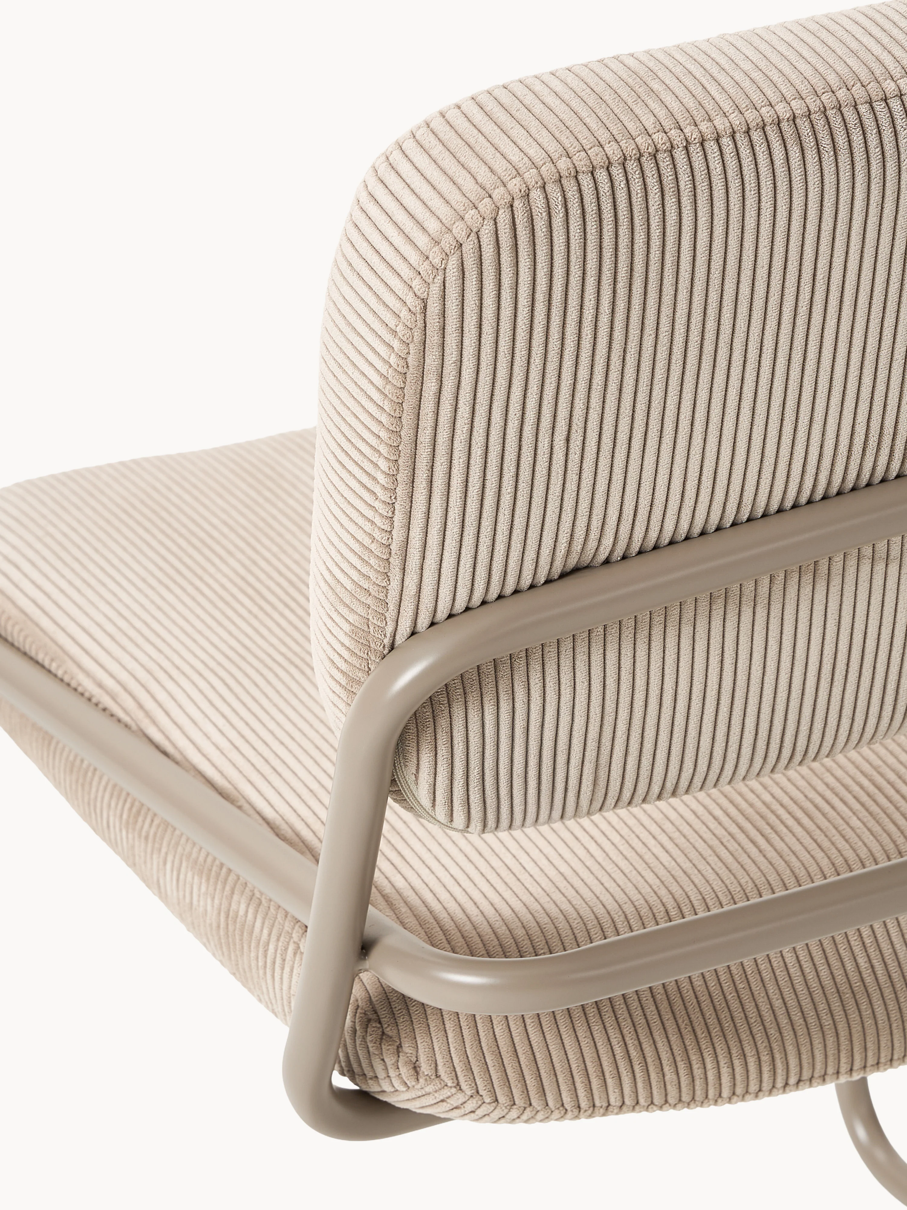 Cantilever stoel Don van corduroy
