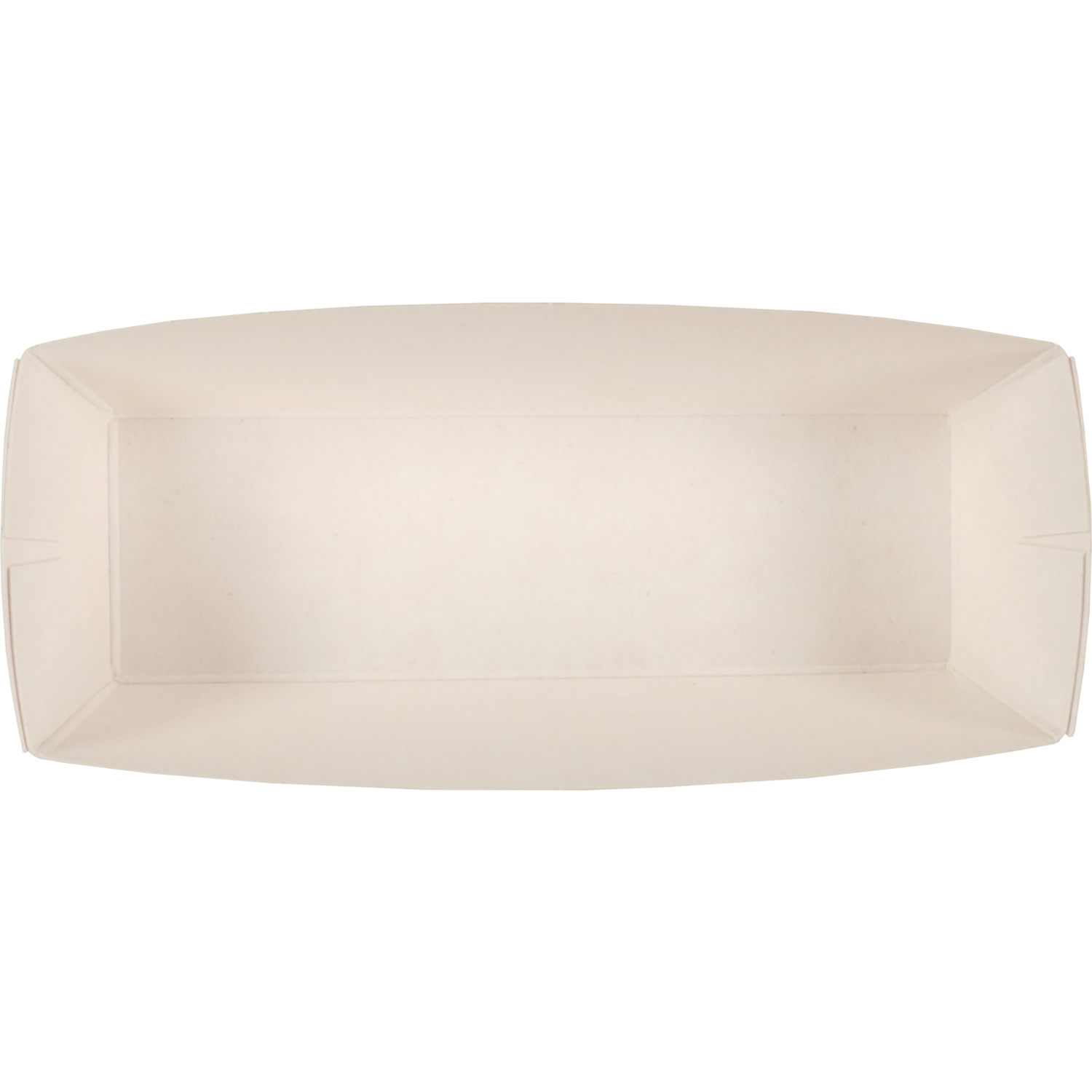 Bak, Karton + kleicoating, A5, TASTY, snackbak, 105x33x30mm, wit