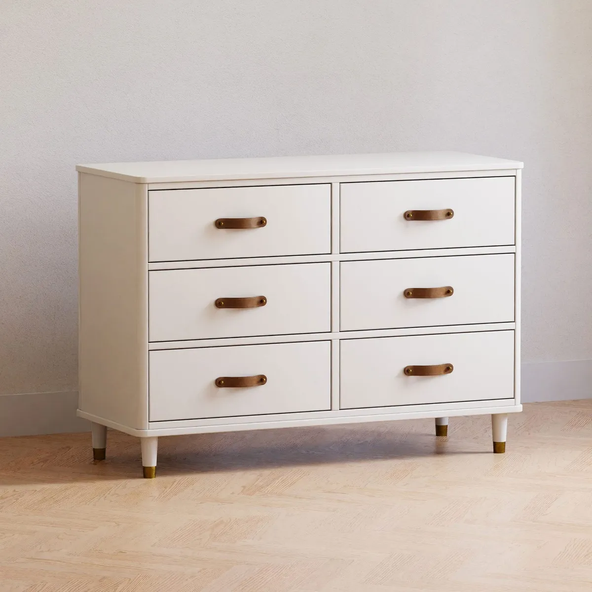 Million Dollar Baby Bureau 6 Tiroirs Tanner - Blanc Chaud