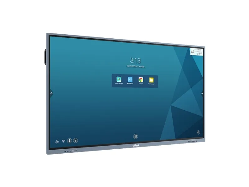 VIVITEK DS NovoTouch BK750i sølv 75''/3xHDMI/VGA/DP/USB