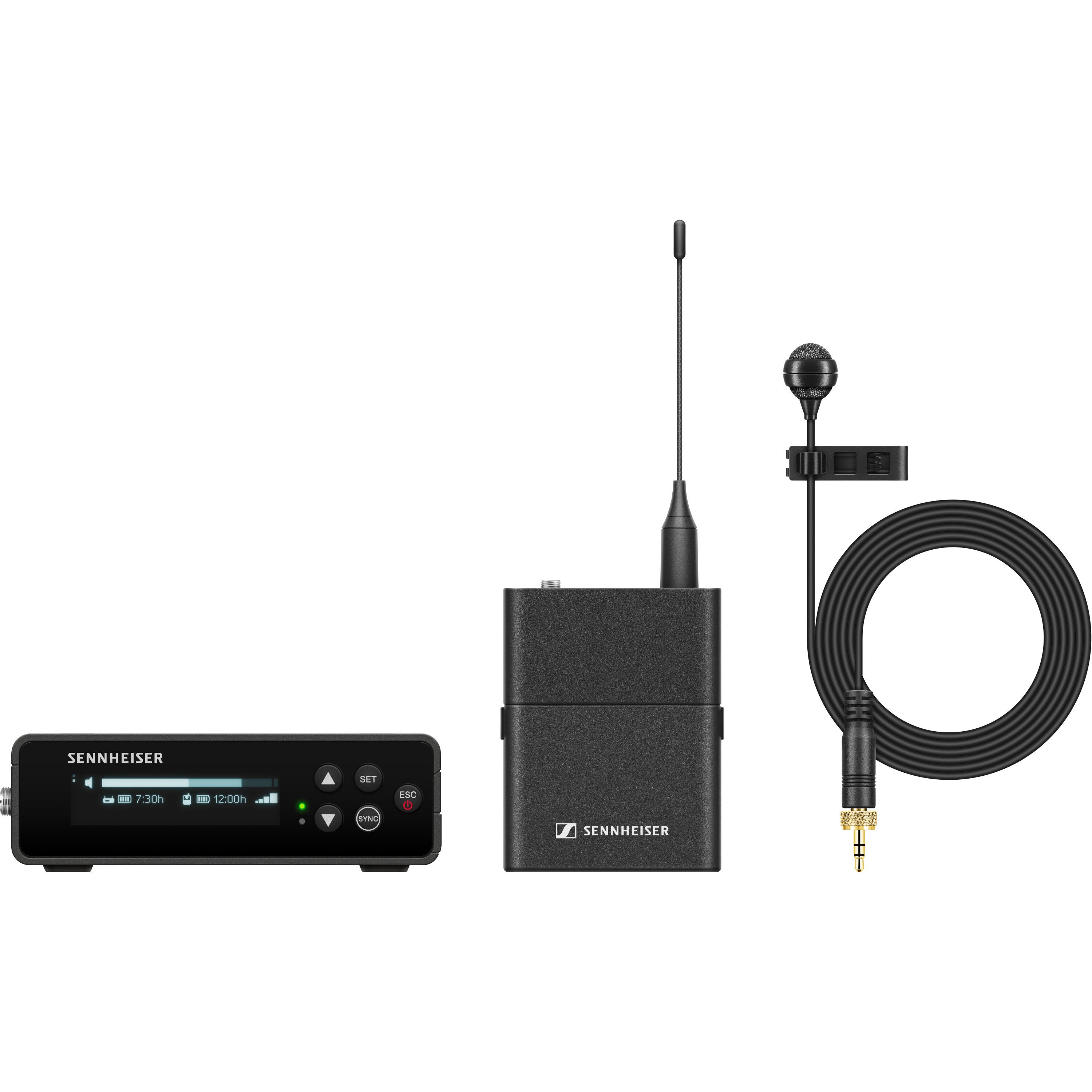 Sennheiser EW-DP ME4 SET (S1-7) cardioïde camera lavalier set (606 - 662 MHz)