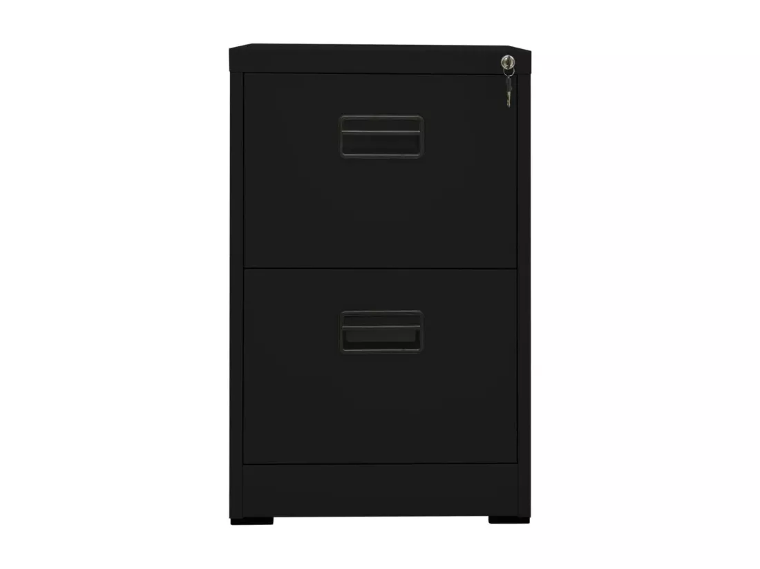 Classeur Noir 46x62x72,5 cm Acier