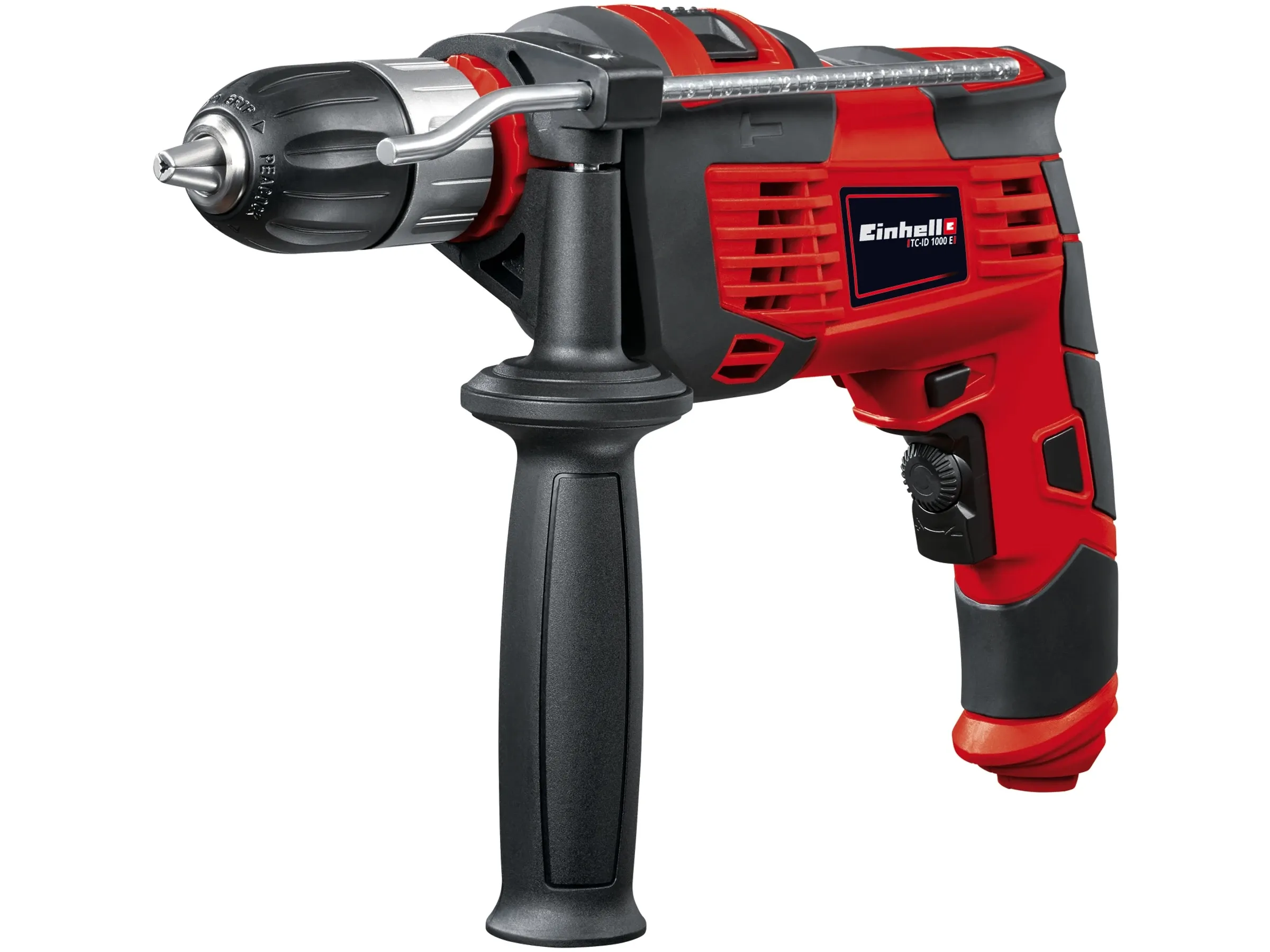 Einhell 1010 W Schlagbohrmaschine TC-ID 1000 E inkl. Tiefenanschlag mit Tasche