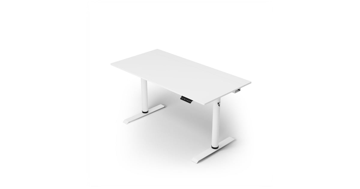 ArozziArena Nordico Sit/Stand Desk - White gaming desk  (Zwart)