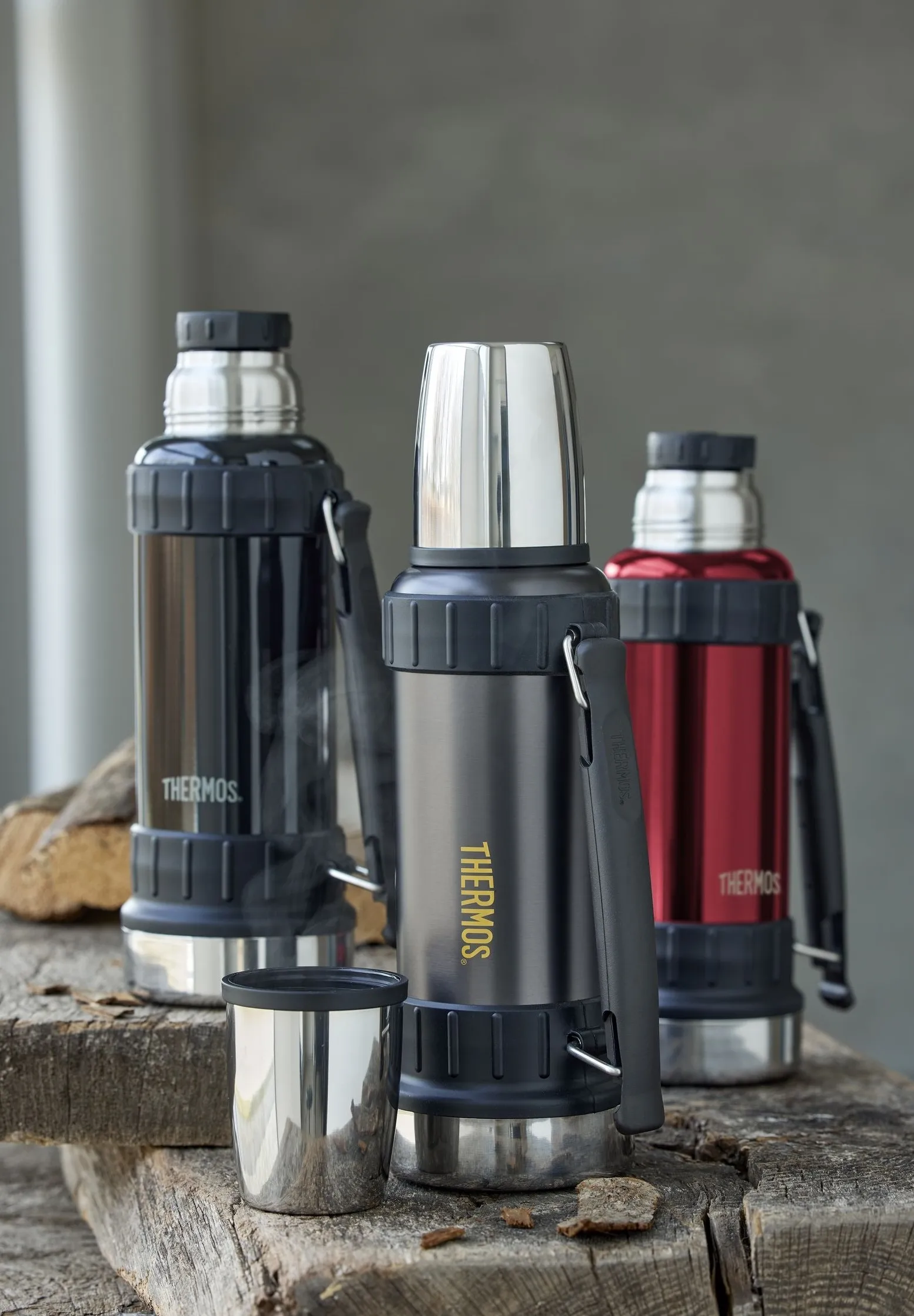 Thermos Work Berverage Flask Black 1,2L