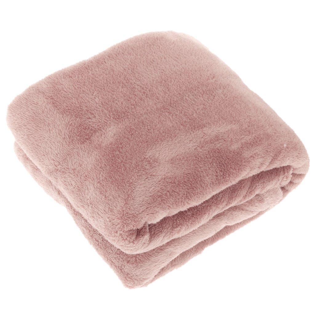 Unique Living | Justin plaid 150x200cm oud roze