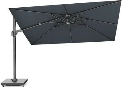 Platinum Sun & Shade zweefparasol Challenger T2 zwart 98+UV 350 x 260 x 246 cm