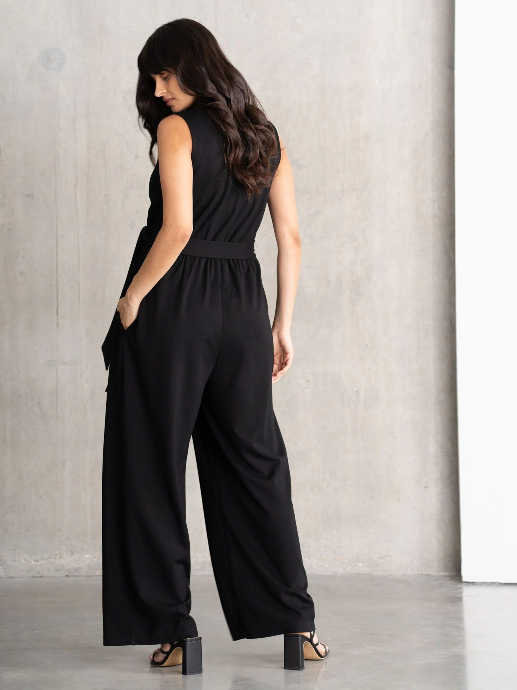 Seraphine Maternity Black Jumpsuit