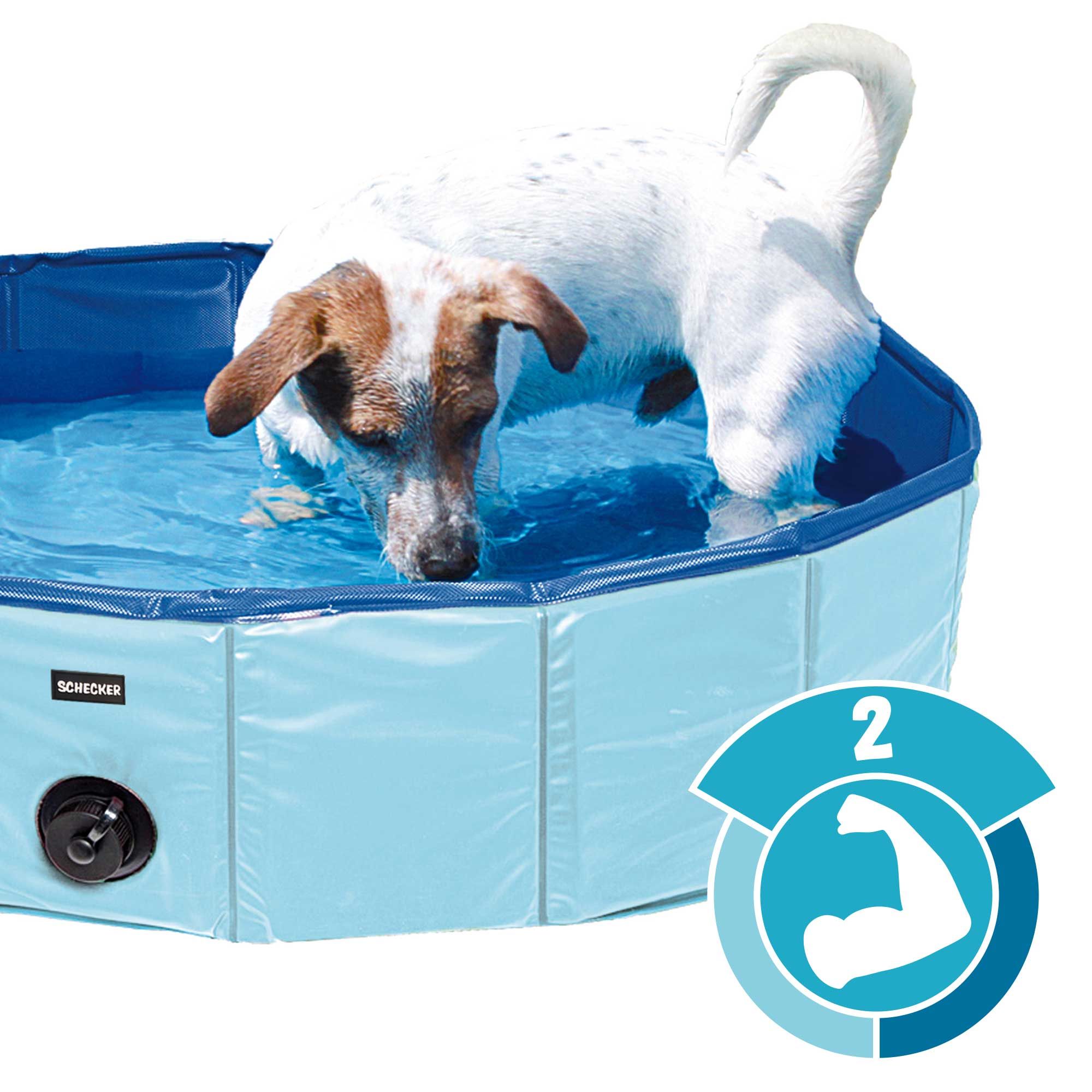 Doggy-Pool Planschbecken für Hunde Swimmig Pool - 120 cm Duchmesser