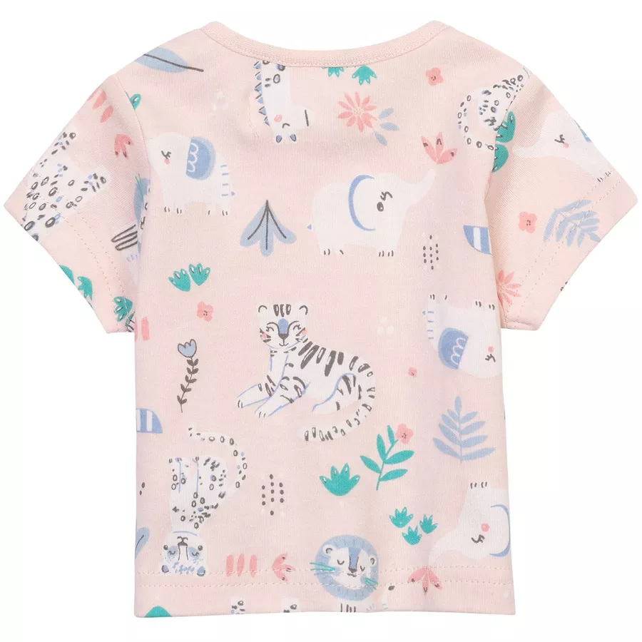 MINOTI 3er-Pack T-Shirts KorallrotApricot